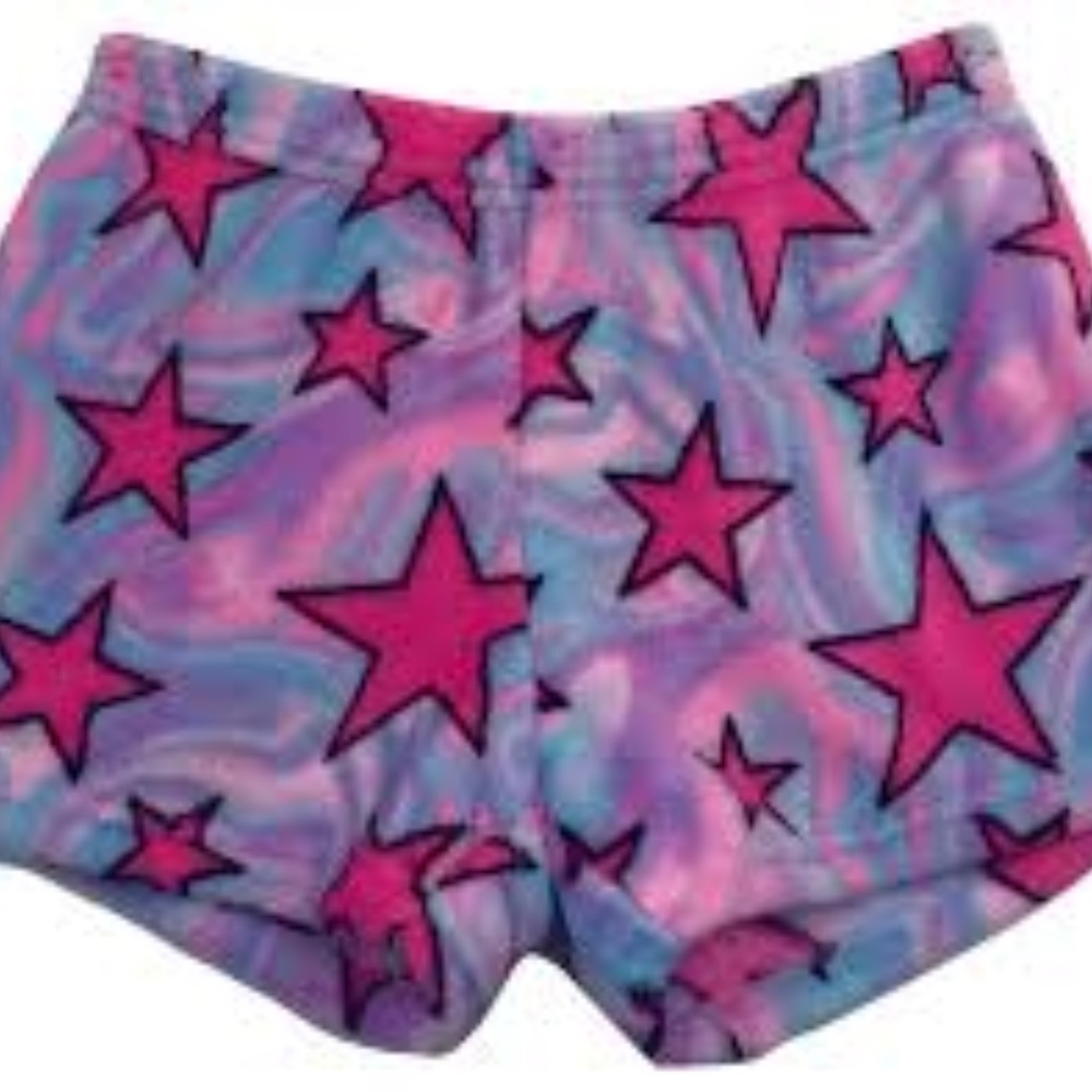 Teen Fuzzy Star Pj Shorts